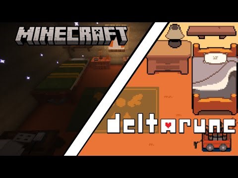 I'm Building Deltarune in Minecraft! Toriel's House. (Log 1)