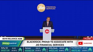 JFS to enter insurance industry, potentially partnering with global players: Mukesh Ambani, Chairman, RIL Follow us LIVE  https://youtube.com/watch?v=nDF0uJTnDqU #RILAGM #RILAGM2023 #RelianceAGM2023 #RelianceAGM #JioFinancialServices | moneycontrol.com | Facebook