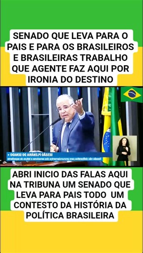 Senador Eduardo Girão Falou que Eles Levam Legado da Política Brasileira Vocês #prafrentebrasilwe