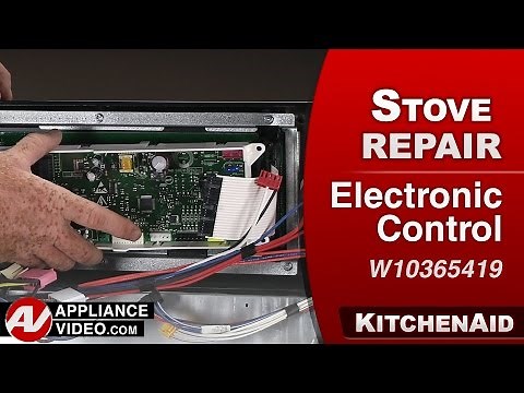 KitchenAid Stove - Unit Will Not Power Up - Electronic Control Repair