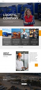 Shipping services and logistics - Html Code Example by Nicepage