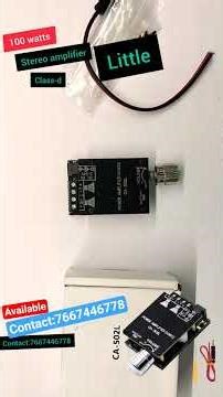 Little match box size 100w.. audio amplifier