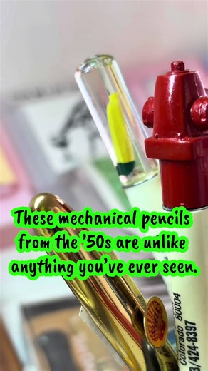 These mechanical pencils from the 1950s are unlike anything you’ve ever seen. They are from Ritepoint, same company known for fuel tank lighters — totally different kind of craftsmanship. This is why it pays to actually explore the site instead of clicking just one category. Firsf come first serve! #mechanicalpencil #vintagefinds #vintagestore #uniquegifts #pencil