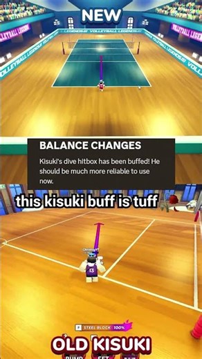 this kisuki buff is tuff (Roblox Volleyball Legends) | #volleyballlegends#roblox
