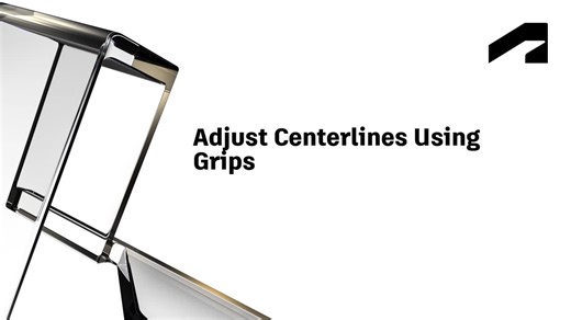 Adjust centerlines using grips | Autodesk