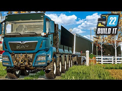 LS22 Build It #169 - Riesiger LKW auf dem HOF! Mist und Gülle wird geholt - Farming Simulator 22