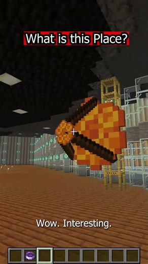 A Frozen Minecraft World With A Strange Building