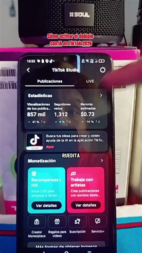 Cómo Activar Doblaje con IA en TikTok 🤖 (Traduce tu Voz Automático)