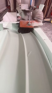 Final undercut operations on the CNC #cnc #boats #boatbuilding | NuWave Composites