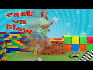 Assistant Determines Fast Vs Slow and is it a Present or Not Present - Videos For Kids