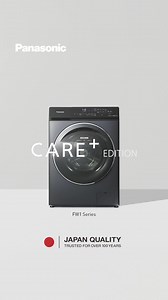 Introducing the new FW series washing machine, a new addition to the CARE edition, featuring "Optimal Dry," which automatically detects your laundry's humidity to adjust the temperature and drying time. This ensures faster drying while safeguarding your clothes from shrinking. Find out more: https://www.panasonic.com/sg/consumer/home-appliance/washing-machine/care-edition.html | Panasonic Singapore