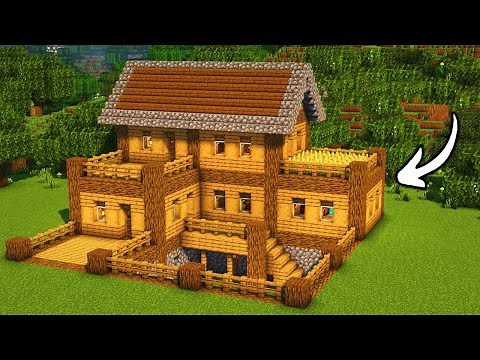 Minecraft Survival House Building Tutorial 1.21 - Building a Starter House in Minecraft Survival ...