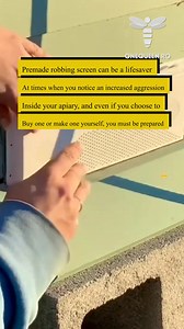 58K views · 448 reactions | Premade robbing screen can be a lifesaver at times when you notice an increased aggression inside your apiary, and even if you choose to buy one or make one yourself, you must be prepared For full videos, check these channels: @beesandeverything - YouTube @adriennesmith.artist - YouTube @JCsBees - YouTube @rodneymiddleton9624 - YouTube @scottthornandhisbeesandtrees - YouTube #beekeeping | OneQueen.ro | Facebook