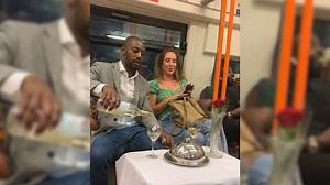 Prankster sets bizarre jokes on the London Overground