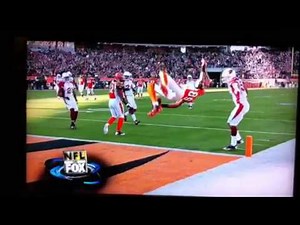 Jerome Simpson incredible front flip touchdown
