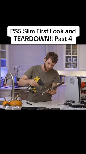 PS5 Slim First Look and TEARDOWN!! Past 4 #foryou #lifestyle #linustechtips #ps5 #linustechtips #technology #technology #unboxing #review #computer
