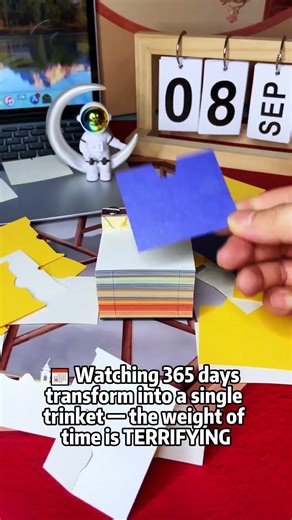 New 3D Art memo pad Paper Sculpture Model #asmr #satisfying #giftideas #3dmempad #deskdecor