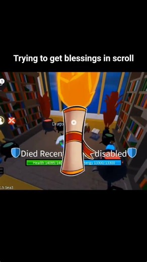 Can we Get blessing in rare scroll #roblox #bloxfruits