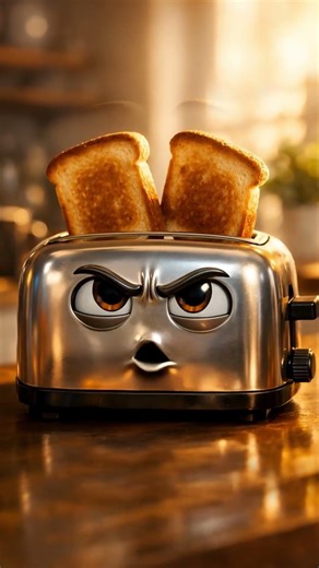 A torradeira não queima pão sozinha 😅🔥