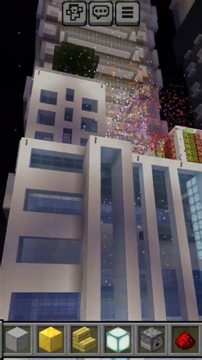 lighting fireworks in my #minecraft city