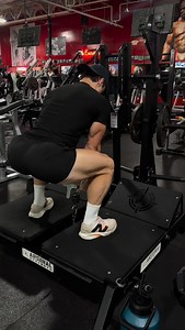 Possibly one of my favorite workouts to grow your glutes. This sumo squat variation really allows you to have a nice slow controlled negative movement and personally I feel the stretch more than many other leg machines. Incorporate this workout for your next leg day if your gym has a similar machine! | Brendon Islinger