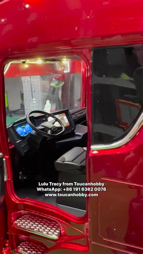 Now that’s a fully decked out Scania 770s 😎 Cabin interior on point! Gonna light up the dashboard, plus add working LCD screens, rear view camera, and a multimedia Bluetooth player 🔥😁 #Lulu #Toucanhobby #RCChick #RCtrucks #interior #RCnation #scania #RCLife #RC #cabin #dashboard #lights #decor #lcd #screen #Rear #viewers | Lulu Tracy