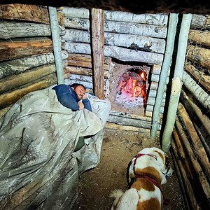 6.1M views · 68K reactions | Build Solo Winter Camping in Underground Shelter #fire #survival #winter #campinglife #diy #craft #camping #shelter #diyprojects #wintercamping #snowstorm #wilderness #mountain #wildlife #primitive #wild #nature #cave #bushcraft #UNDERGROUND #asmr #adventure #extreme #dugout #stonedugout #outdoors #heavyrain #underground #cooking | Mr. Sulo | Facebook
