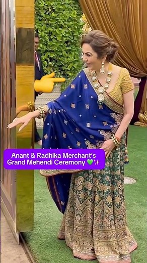 Anant Ambani & Radhika Merchant’s Grand Mehendi Ceremony 💚✨ | Family, Celebrities & Traditions