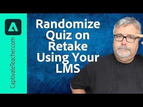 Randomize the Quiz in Your Captivate eLearning Using Adobe Learning Manager