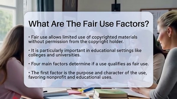 What Are The Fair Use Factors? - The College Explorer