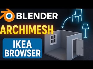 Blender Addons Tutorial | Archimesh & Ikea Browser for Beginners