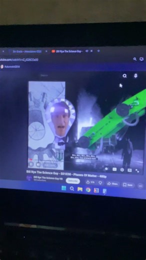 pov- ur teacher tells you to watch bill nye for a AMI lesson. #art #billnyethescienceguy #matter