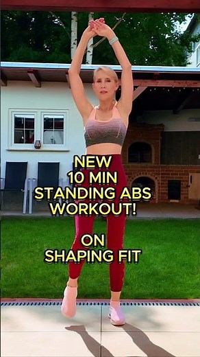 Just 10 min abs workout, all standing!
