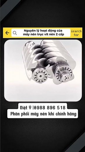 NGUYÊN LÝ HOẠT ĐỘNG CỦA MÁY NÉN KHÍ TRỤC VÍT 2 CẤP #maynenkhi