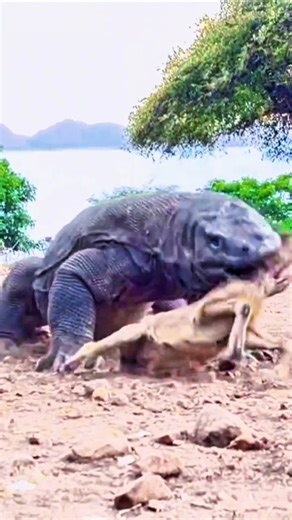 The Real-Life Dragon That Eats Almost Anything! 🐉😱 | Komodo Dragon #animalworld #animals