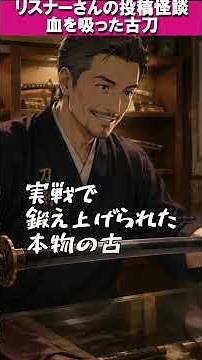 【投稿実話怪談】警察官が戦慄した古刀 #怖い話 #実話怪談 #短編ホラー #shorts