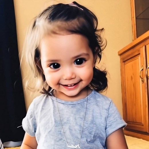 21K views · 98 reactions | “People said her eyes were fake—until they saw the video.” Born with a rare condition, this little girl captured global attention ️ See the photos that sparked the controversy in the comments | Stories Of The World | Facebook