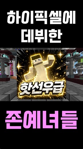 하이픽셀의 아이돌 #하이픽셀 #마인크래프트 #리센느