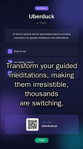 "Uberduck: Create Mind-Blowing Meditations for Free"