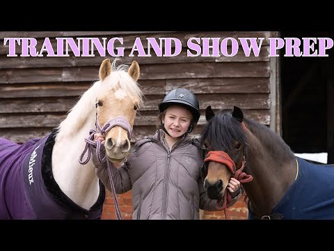 TRAINING AND SHOW PREP WITH POPCORN, CLOUDY AND ROLO!