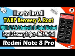Install TWRP Recovery & Root on Redmi Note 8 Pro (MIUI 12.5.5.0 Global Method) 2022 Best Video 🔥🔥🔥