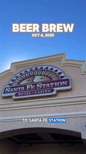 🍻 Beer Brew is back this Saturday, Oct 4. Inside the Chrome Showroom, from 6–8 PM. Enjoy live entertainment and unlimited pours from some of the best brewers around! 🎟️ Tickets are available now at the Rewards Center inside Santa Fe Station. | Santa Fe Station Hotel & Casino