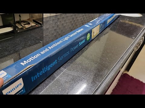 Philips motion sensing tube light unboxing installation and testing