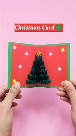 DIY Pop Up Christmas Tree Card 🌲