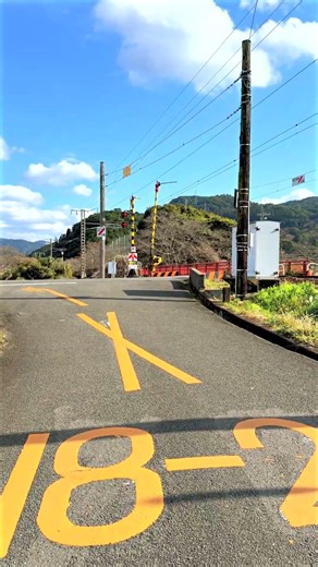 Yudegawa railroad crossing: Hisatsu Orange Railway: Ozonocho, Minamata, Kumamoto, Japan #country