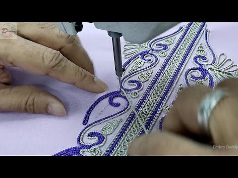 The cord work is an art of embroidery and you are watching this tutorial