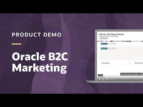 B2C Marketing demo: Create and track relevant, personalized campaigns