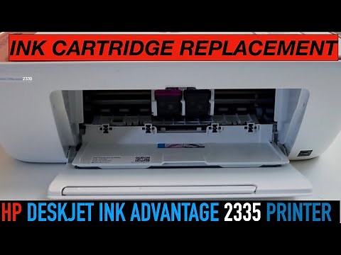 HP Deskjet Ink Advantage 2335 Ink Cartridge Replacement Video.