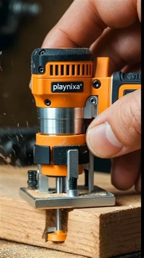 Mini cordless wood chamfer router (bevel edge cutting type) #woodworking #tools #diy