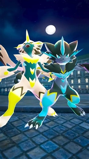 Shiny Mega Zeraora vs Mega Zeraora! #shinypokemon #pokemon #pokemonlegendsza #zeraora #megaevolution